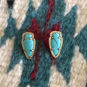 Kendra Scott Skylette Turquoise Earrings